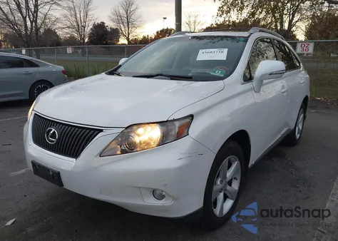 2012 Lexus Rx 350 from USA, damaged, VIN 2T2BK1BA6CC125668